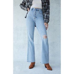 PacSun 27 Eco Light Blue High Waisted Bootcut Jeans